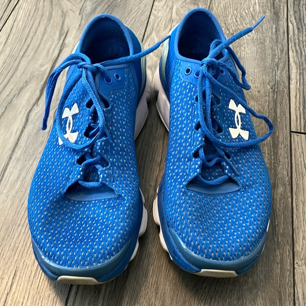 Under Armour Blue Sneakers Lightweight Breathable Design